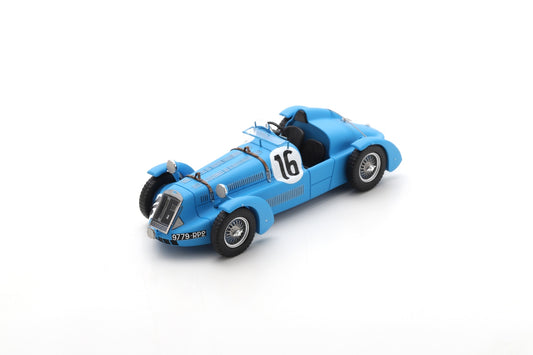【2023年6月発売予定】 Spark S2731 1/43 Delage D6-70S No.16 24H Le Mans 1949 
M. Versini - G. Serraud
