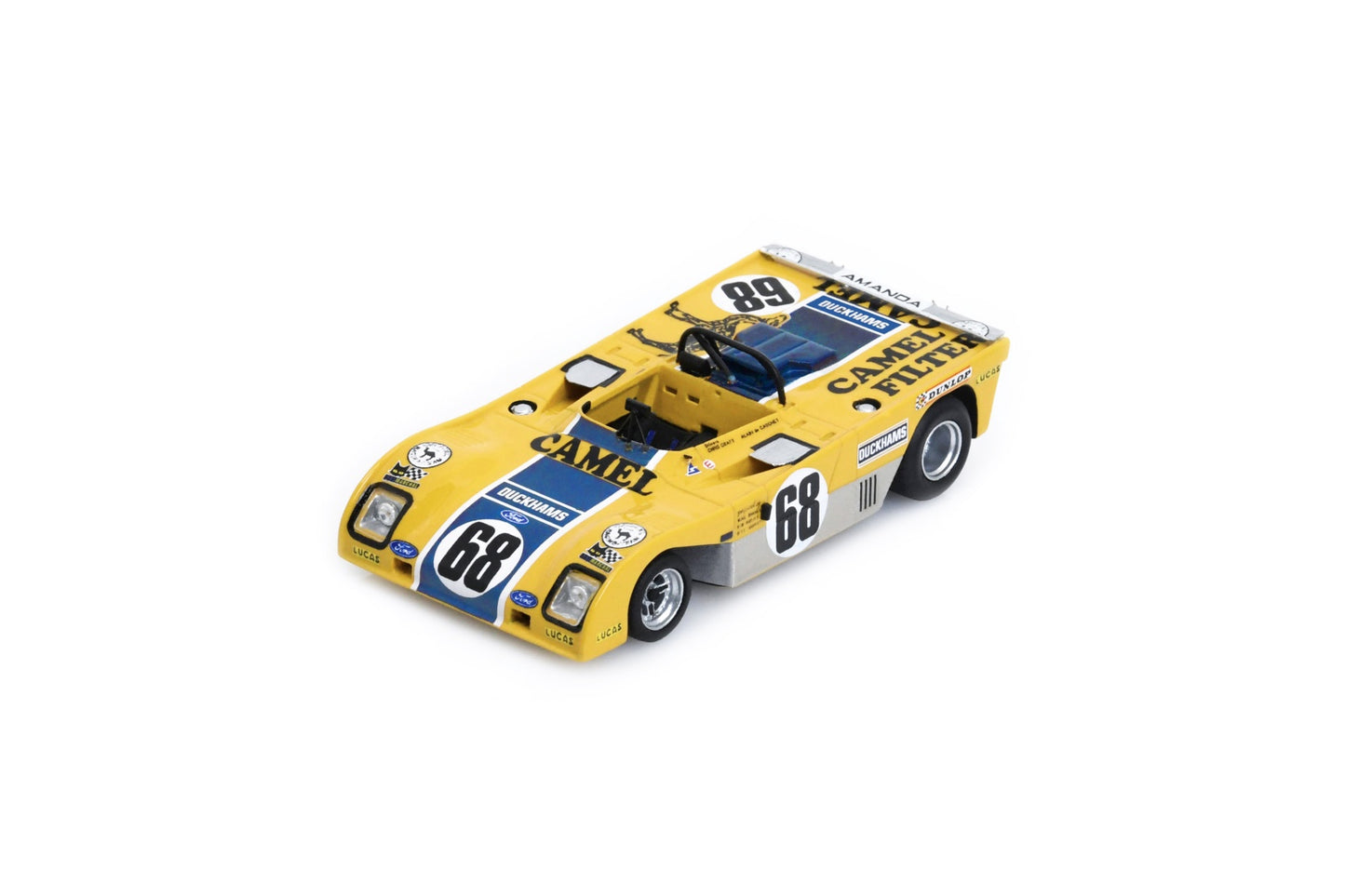 【2023年10月発売予定】 Spark S9428 1/43 Duckhams LM No.68 12th 24H Le Mans 1972
A. de Cadenet - C. Craft