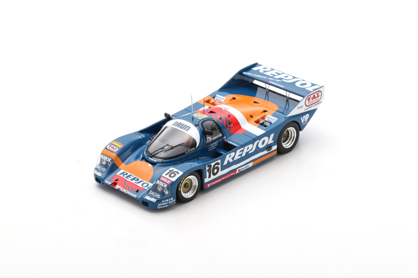 Spark S9886 1/43 Porsche 962 C No.16 24H Le Mans 1991H. Huysman - R. Stirling - B. Santal