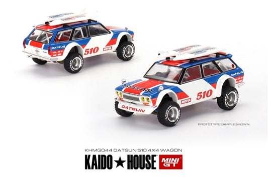 MINI GT KHMG044 1/64 ダットサン KAIDO 510 ワゴン Kaido GT Surf Safari RS(右ハンドル)