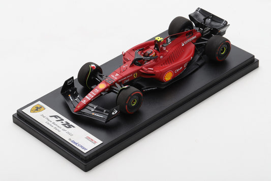 Looksmart LSF1042 Ferrari F1-75 No.55 2nd Bahrain GP 2022 Carlos Sainz Jr.