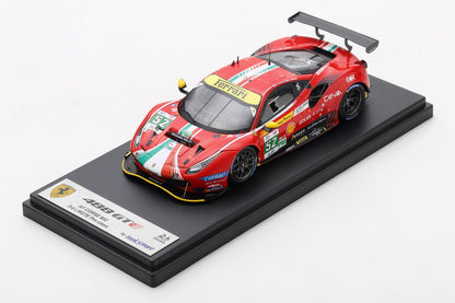 LookSmart LSLM140 1/43 Ferrari 488 GTE EVO No.52 - AF Corse - 3rd LMGTE Pro class 24H Le Mans 2022M. Molina - A. Fuoco - D. Rigon