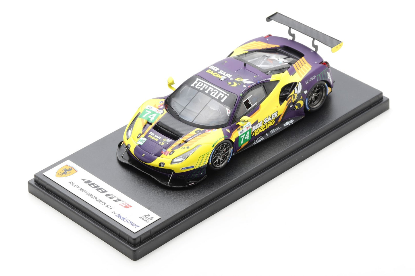 LookSmart LSLM141 1/43 Ferrari 488 GTE EVO No.74 - Riley Motorsports - 24H Le Mans 2022F. Fraga - S. Bird - S. van Gisbergen