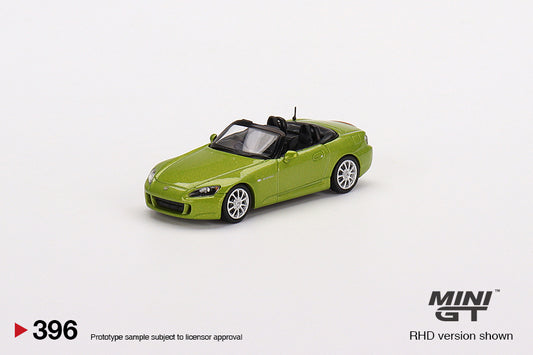 MINI GT MGT00396-L 1/64 Honda S2000 (AP2) ライムグリーンメタリック(左ハンドル)