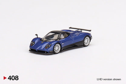 MINI GT MGT00408-L 1/64 パガーニ ゾンダ F アルゼンチンブルー(左ハンドル)