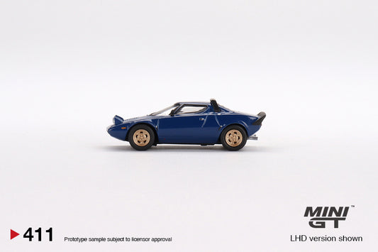 MINI GT MGT00411-L 1/64 ランチア ストラトス HF ストラダーレ Bleu Vincennes(ブルー)(左ハンドル)