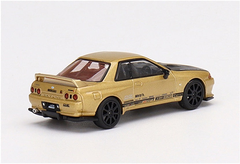 MINI GT MGT00431-R 1/64 Top Secret Nissan スカイライン GT-R VR32 Top Secret Gold (右ハンドル)日本限定