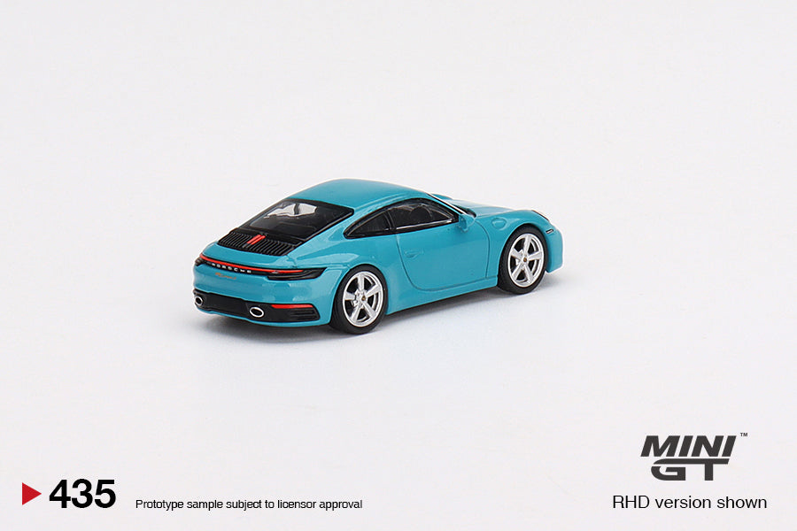 MINI GT MGT00435-R 1/64 ポルシェ 911(992) カレラ S マイアミブルー