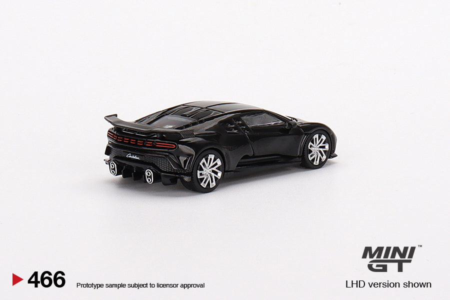 MINI GT MGT00466-L 1/64 ブガッティ チェントディエチ ブラック(左 