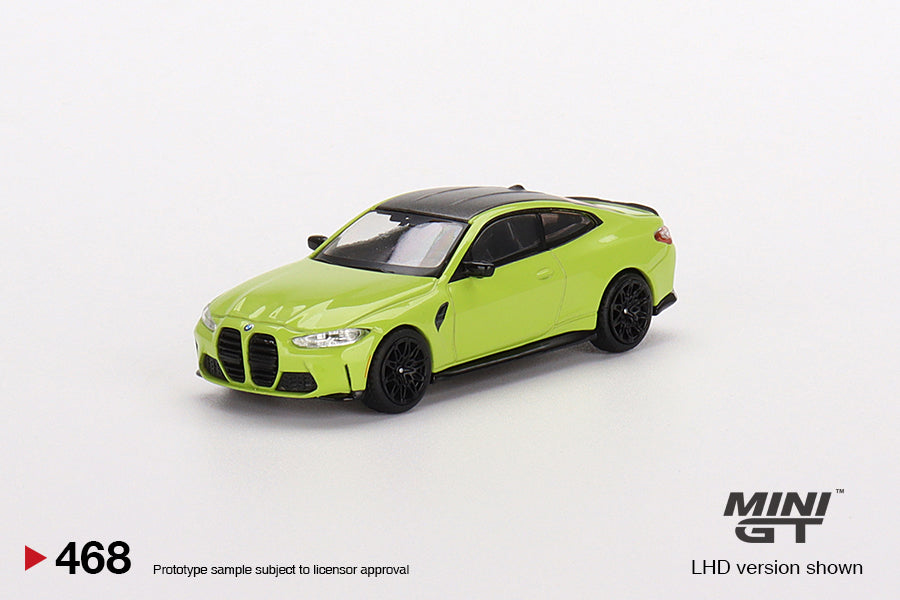 MINI GT MGT00468-L 1/64 BMW M4 コンペティション (G82) サンパウロイエロー (左ハンドル)