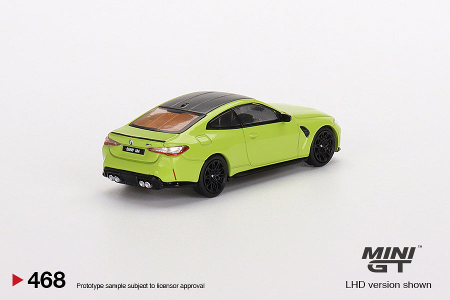 MINI GT MGT00468-L 1/64 BMW M4 コンペティション (G82) サンパウロイエロー (左ハンドル)