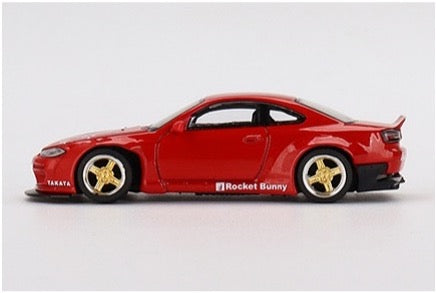 MINI GT MGT00527-R 1/64 Rocket Bunny Nissan シルビア(S15) レッド(右ハンドル) – Racing  Models