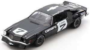 Spark 18US010 1/18 Chevrolet Camaro No.7 Winner Michigan IROC 1974 Bobby Unser
