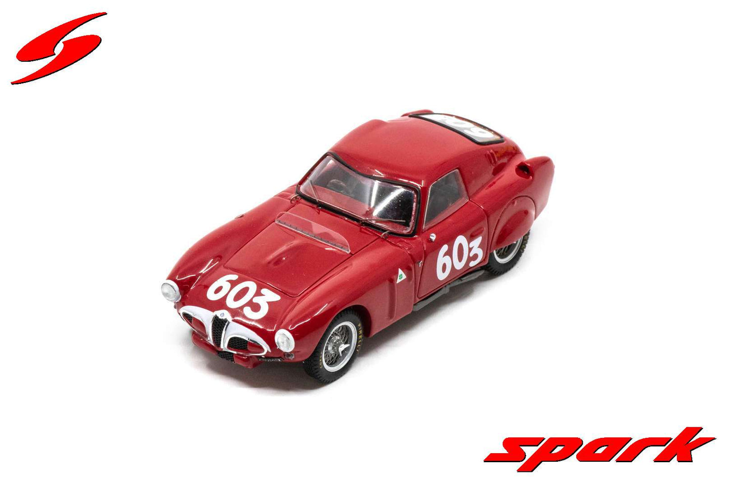 Spark S3680 1/43 Alfa Romeo 6C 3000CM No.603 Mille Miglia 1953 K. Kling - H. Klenk
