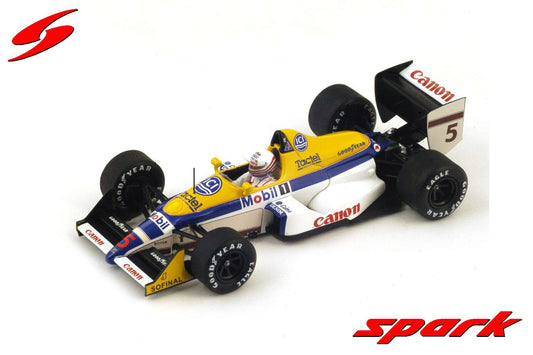 Spark S4027 1/43 Williams FW12 No.5 Belgium GP 1988  Martin Brundle