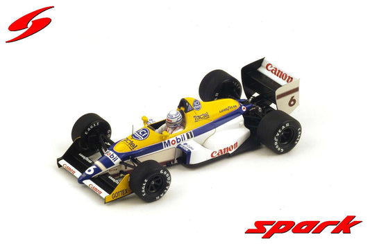 Spark S4028 1/43 Williams FW12 No.6 Monaco GP 1988  Riccardo Patrese