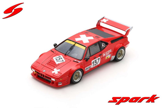 Spark S6412 1/43 BMW M1 No.157 24H Le Mans 1985 A. Pallavicini - E. Calderari - M. Vanoli