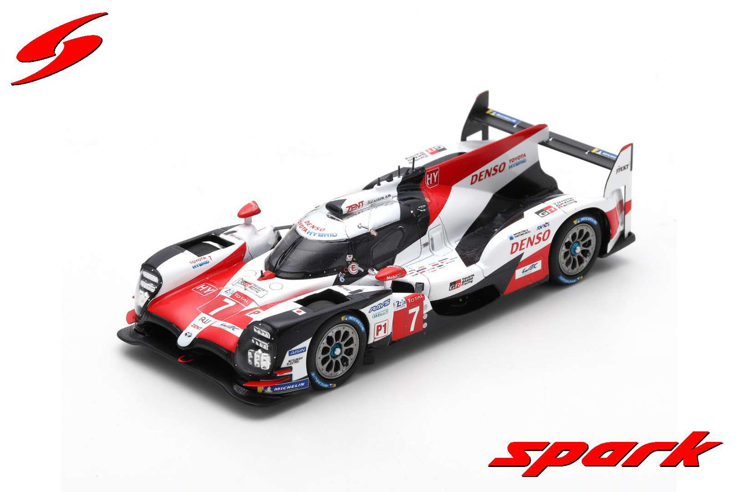 Spark S7006 1/43 TOYOTA TS050 HYBRID No.7 TOYOTA GAZOO Racing 2nd 24H Le Mans 2018 M. Conway - K. Kobayashi - J. M. López