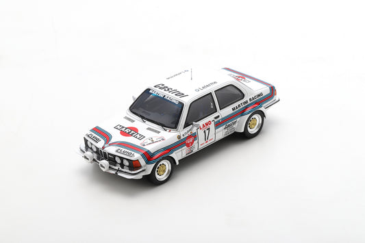 【取り寄せ】Spark S8510 1/43 BMW 323i No.17 Ypres 24H Rally 1980H. Delbar - W. Lux