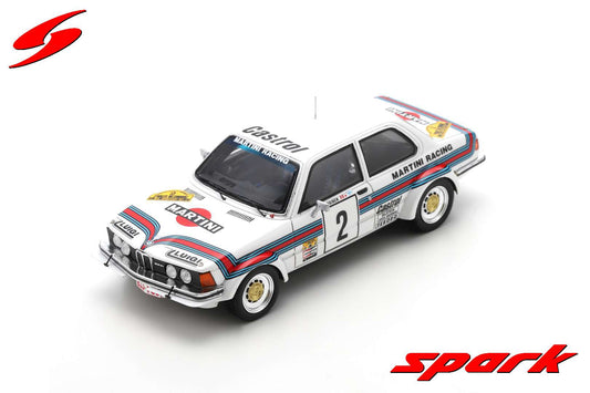 【取り寄せ】Spark S8513 1/43 BMW 323i  No.2 Rallye du Condroz 1980 T. Mäkinen - A. Aho