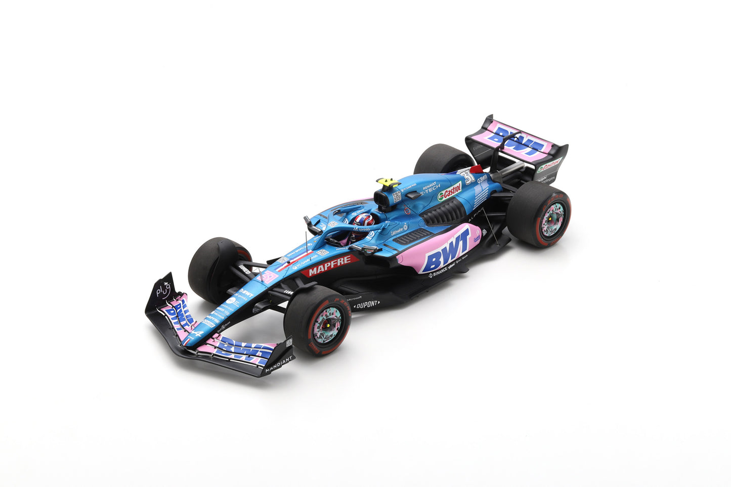 Spark S8521 1/43 Alpine A522 No.31 BWT Alpine F1 Team Miami GP 2022 Esteban Ocon