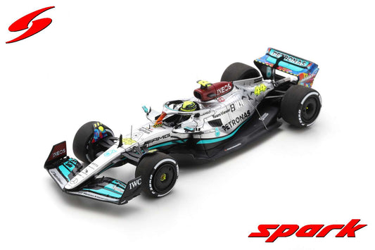 Spark S8536 1/43 Mercedes-AMG Petronas F1 W13 E Performance No.44  Mercedes-AMG Petronas F1 Team Miami GP 2022  Lewis Hamilton