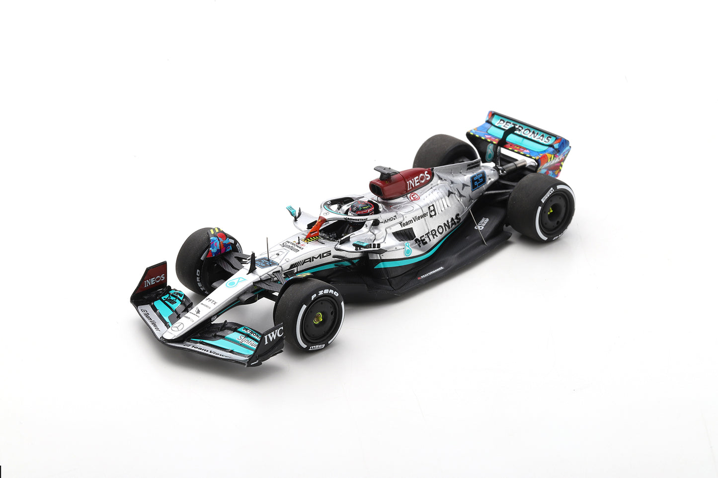 Spark S8537 1/43 Mercedes-AMG Petronas F1 W13 E Performance No.63  Mercedes-AMG Petronas F1 Team Miami GP 2022   George Russell