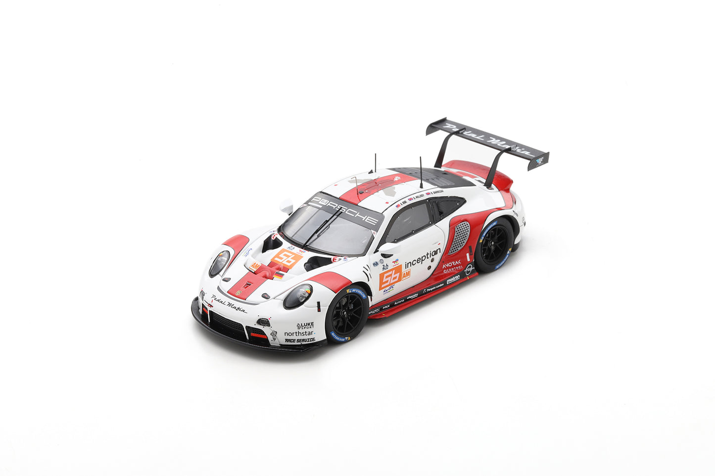 【取寄せ品】Spark S8649 1/43 Porsche 911 RSR-19 No.56 Team Project 1 24H Le Mans 2022 B. Iribe - O. Millroy - B. Barnicoat