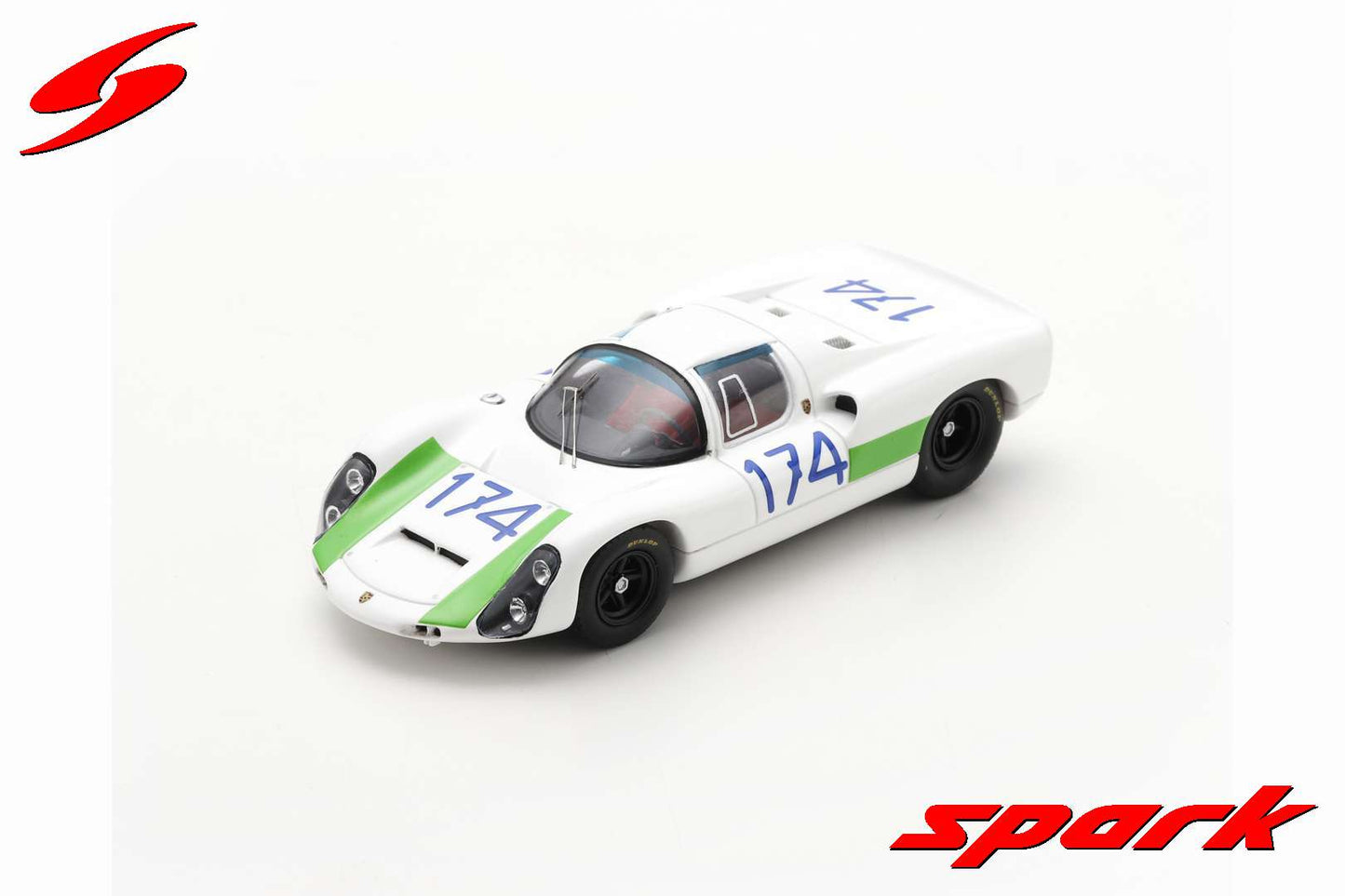 Spark S9237 1/43 Porsche 910/6 No.174 2nd Targa Florio 1967 L. Cella - G. Biscaldi
