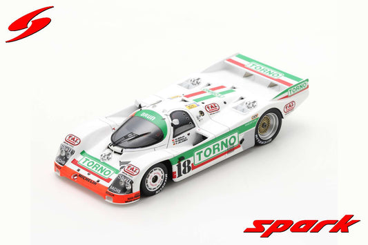 Spark S9871 1/43 Porsche 962 C No.18 24H Le Mans 1986 W. Brun - M. Sigala - F. Jelinski