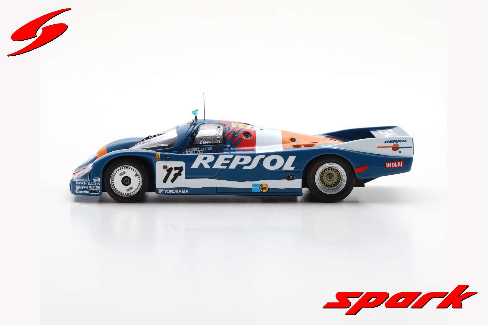 Spark S9875 1/43 Porsche 962C No.17 24H Le Mans 1989 O. Larrauri