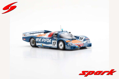 Spark S9875 1/43 Porsche 962C No.17 24H Le Mans 1989 O. Larrauri - W. Brun - J. Pareja