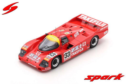Spark S9880 1/43 Porsche 962 C No.33  24H Le Mans 1990  H. Haywood - W. Taylor - R. Rydell