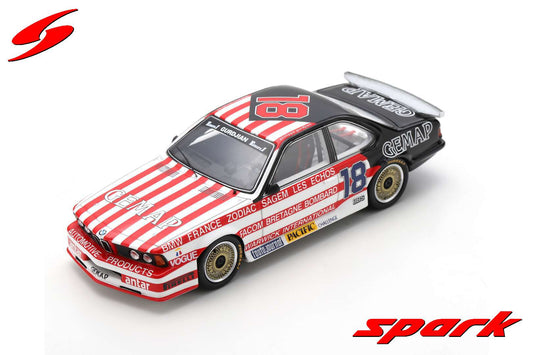 【取寄せ品】Spark SF257 1/43 BMW 635 CSi No.18 Championnat de France Production1985 Philippe Gurdjian