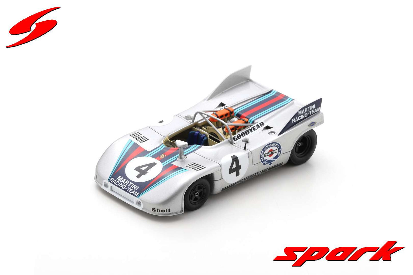 Spark SG518 1/43 Porsche 908/03 No.4 3rd 1000km Nürburgring 1971 G. van Lennep - H. Marko