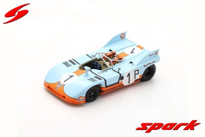 Spark SG519 1/43 Porsche 908/03 No.1 2nd 1000km Nürburgring 1971 P. Rodriguez - J. Siffert