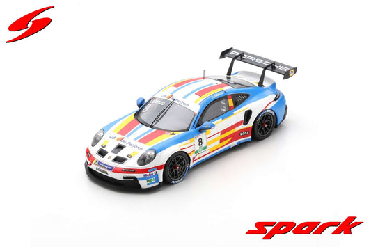 Spark SI019 1/43 Porsche 911 GT3 Cup No.8 Porsche Carrera Cup Italia 2022 Jorge Lorenzo