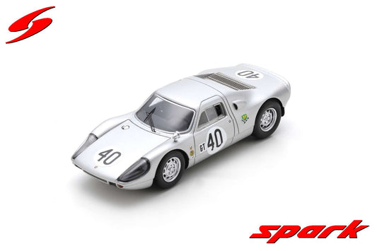 Spark US263 1/43 Porsche 904 GTS No.40 5th 12H Sebring 1965 L. Underwood - G. Klass